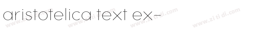 aristotelica text ex字体转换